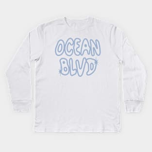 ocean blvd - lana del rey Kids Long Sleeve T-Shirt